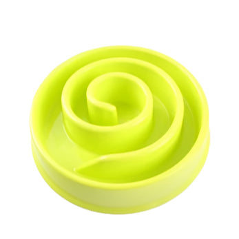 Green Anti-choke Plastic Dog Bowl Feeder - Tarulis Pet Supplies