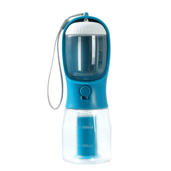 3-in-1 Portable Pet Feeder and Water Bottle - Ink Blue