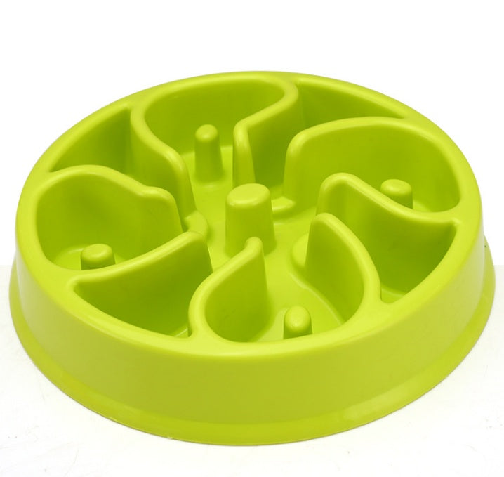 slow feeder dog bowl green - Tarulis Pet Supplies
