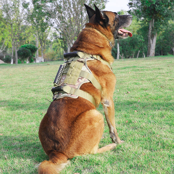 Anti-Breakaway No-Pull Tactical Dog Harness