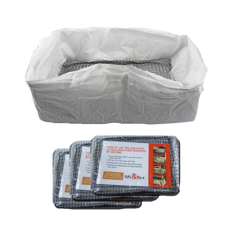Cat Litter Bag Set Product Sample Medium Size