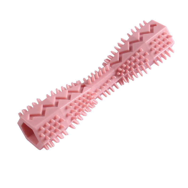 dog chew toy for teeth cleaning pink - Tarulis Pets Supplies