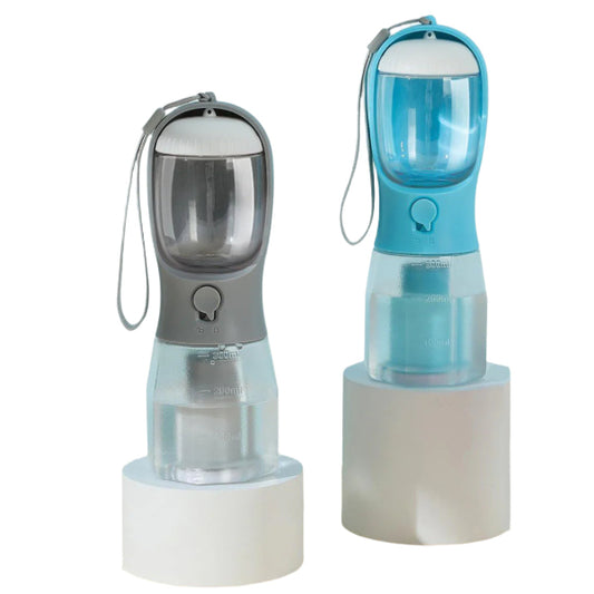 Portable Pet Water Bottle - Food, Water & Bag Dispenser