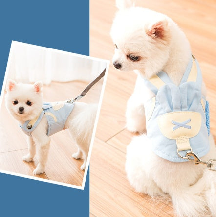 Cute Macaran - Fashionable Dog Harness Leash Set