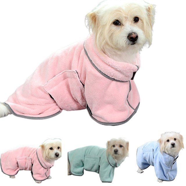 Quick-Drying Pet Towel – Absorbent Dog Bathrobe & Coat