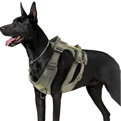 Anti-Breakaway No-Pull Tactical Dog Harness