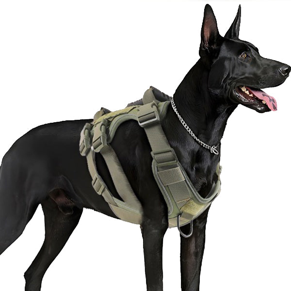 Anti-Breakaway No-Pull Tactical Dog Harness