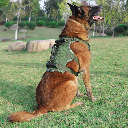 Anti-Breakaway No-Pull Tactical Dog Harness