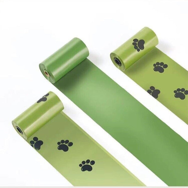 Biodegradable Dog Waste Bags unrolled